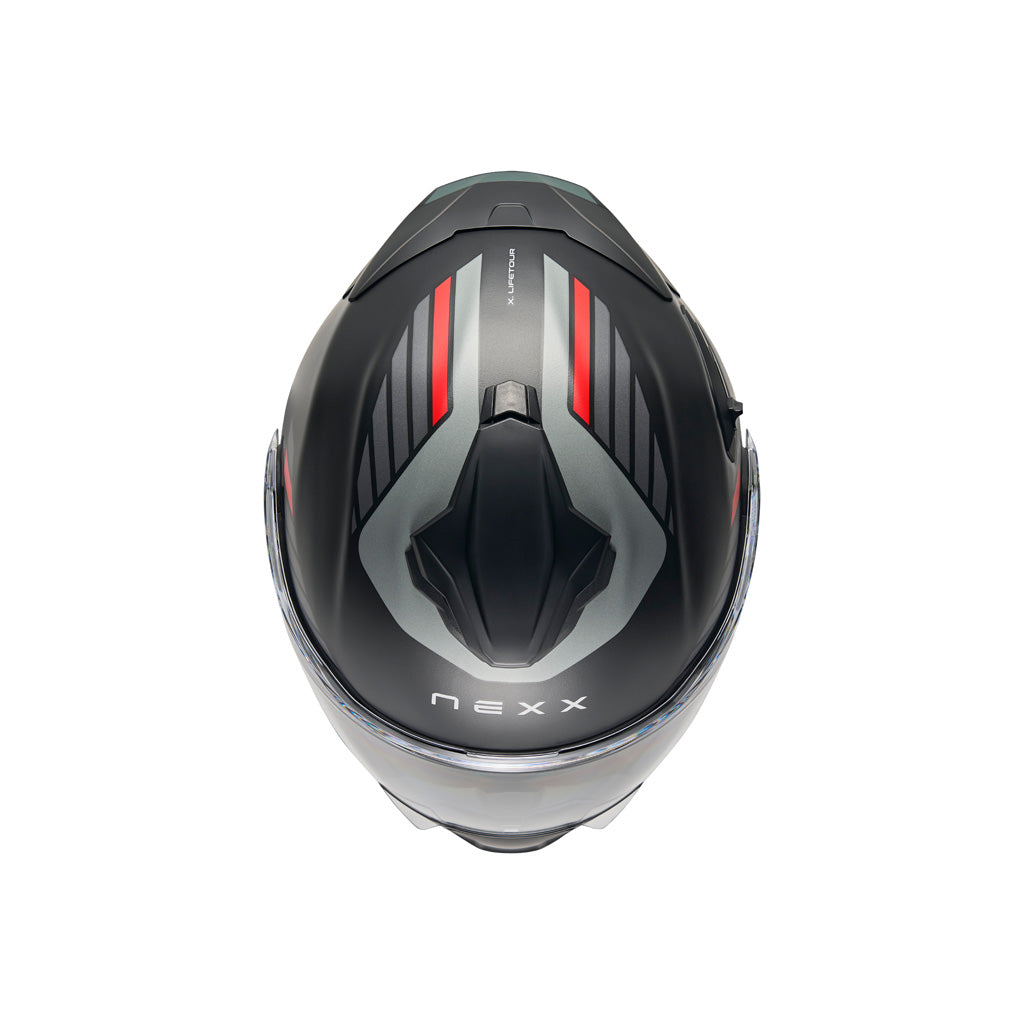 NEXX X.LIFETOUR GLOBE ROJO NEGRO MATTE