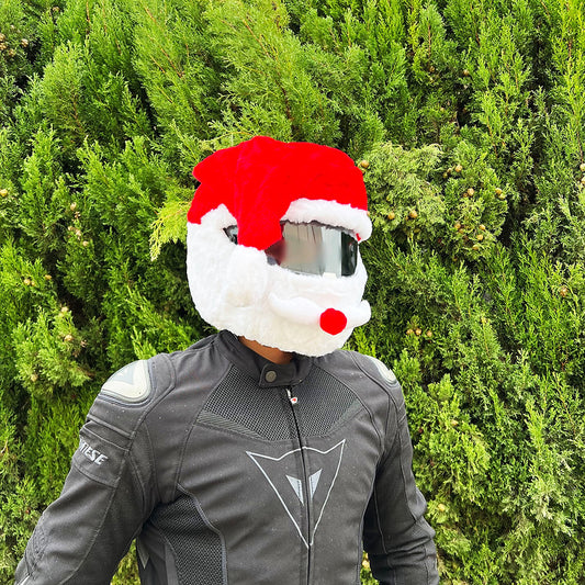 Weihnachtsmann-Plüsch für Helm