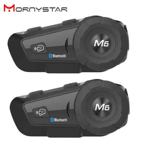 2x Motorcycle Intercoms - Mornystar M6