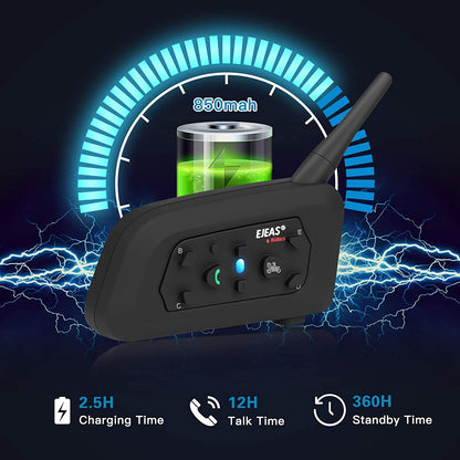 Moto-Gegensprechanlage – EJEAS V6 Pro (1200 m)