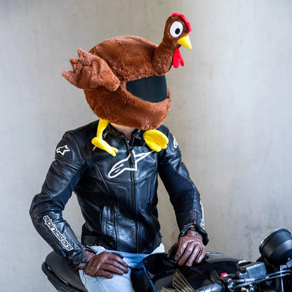 Motorradhelmbezug - Huhn