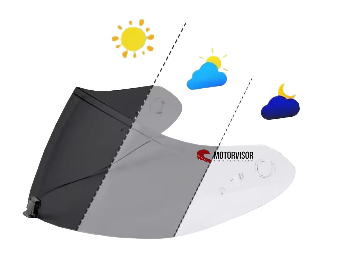 Visor for SCORPION - AIR-CARBON / KDF-16-1 / EXO-R1 / EXO-R520 / EXO-1400 / EXO-391