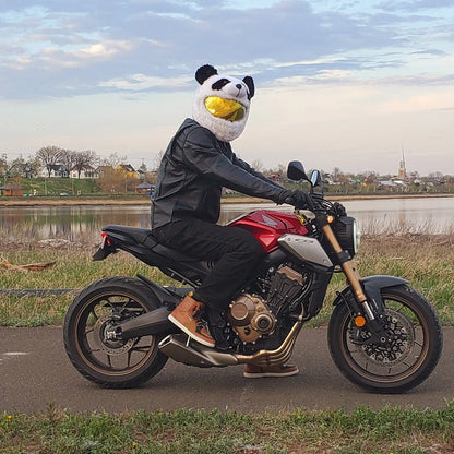 Motorradhelmbezug - Panda