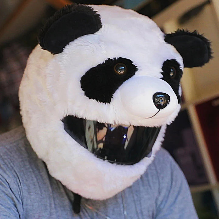 Motorradhelmbezug - Panda