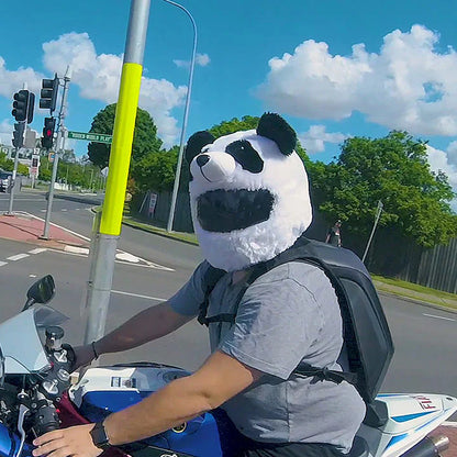 Motorradhelmbezug - Panda
