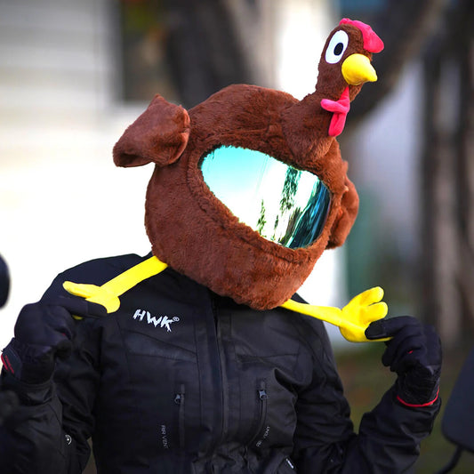 Motorradhelmbezug - Huhn
