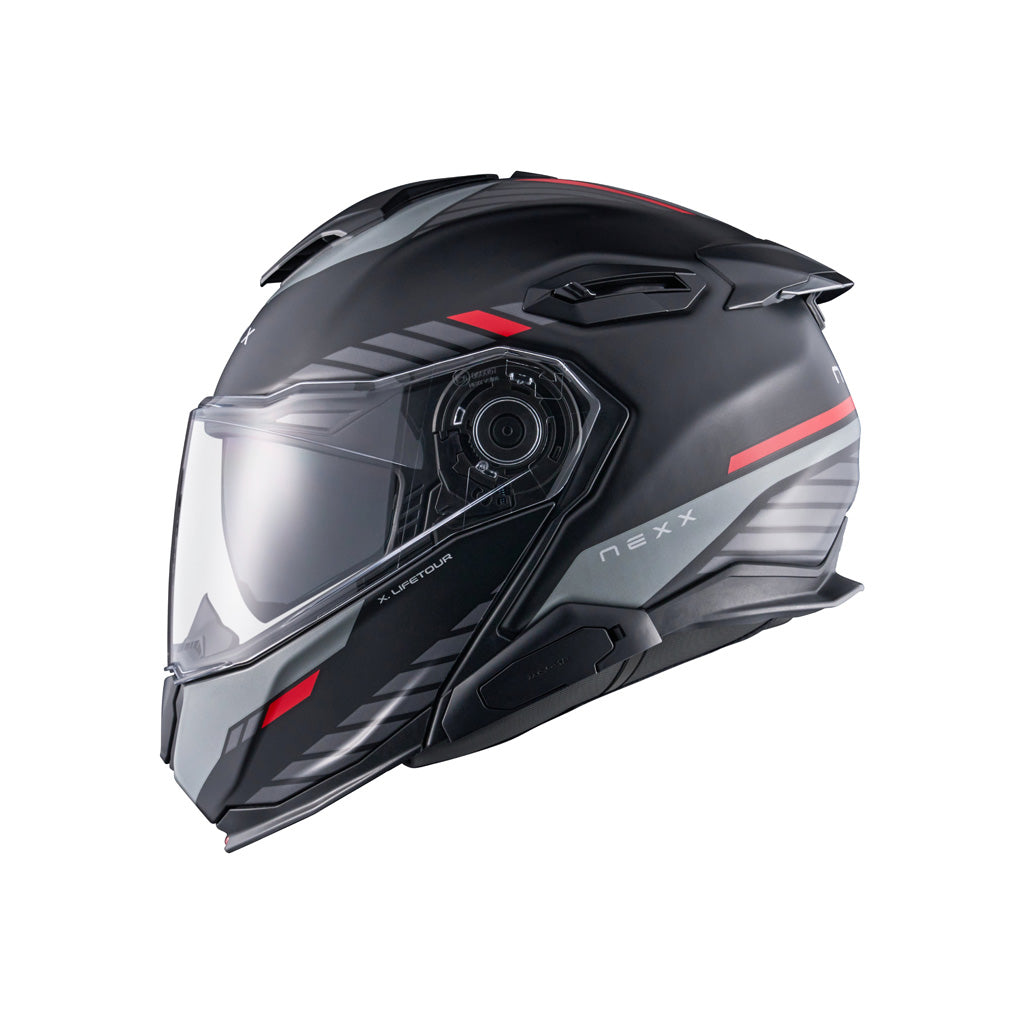 NEXX X.LIFETOUR GLOBE ROJO NEGRO MATTE