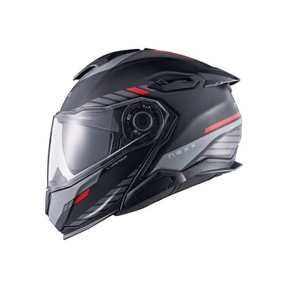 NEXX X.LIFETOUR GLOBE ROJO NEGRO MATTE