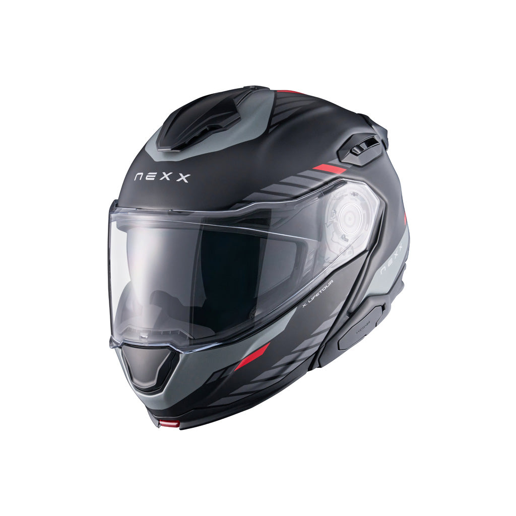 NEXX X.LIFETOUR GLOBE ROJO NEGRO MATTE