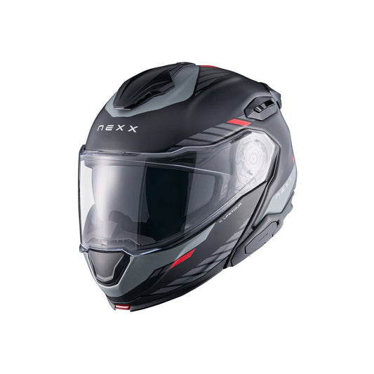 NEXX X.LIFETOUR GLOBE ROJO NEGRO MATTE