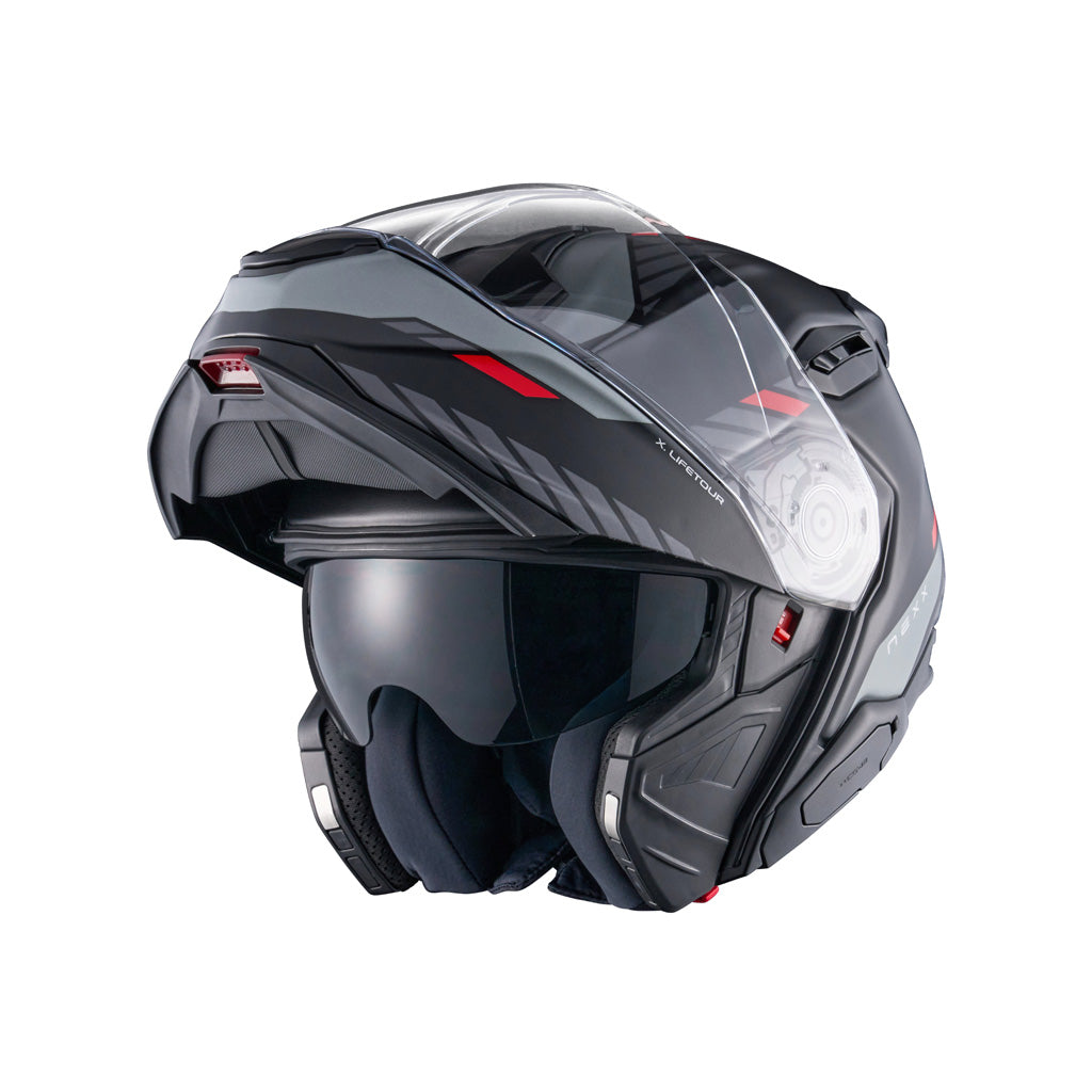 NEXX X.LIFETOUR GLOBE ROJO NEGRO MATTE