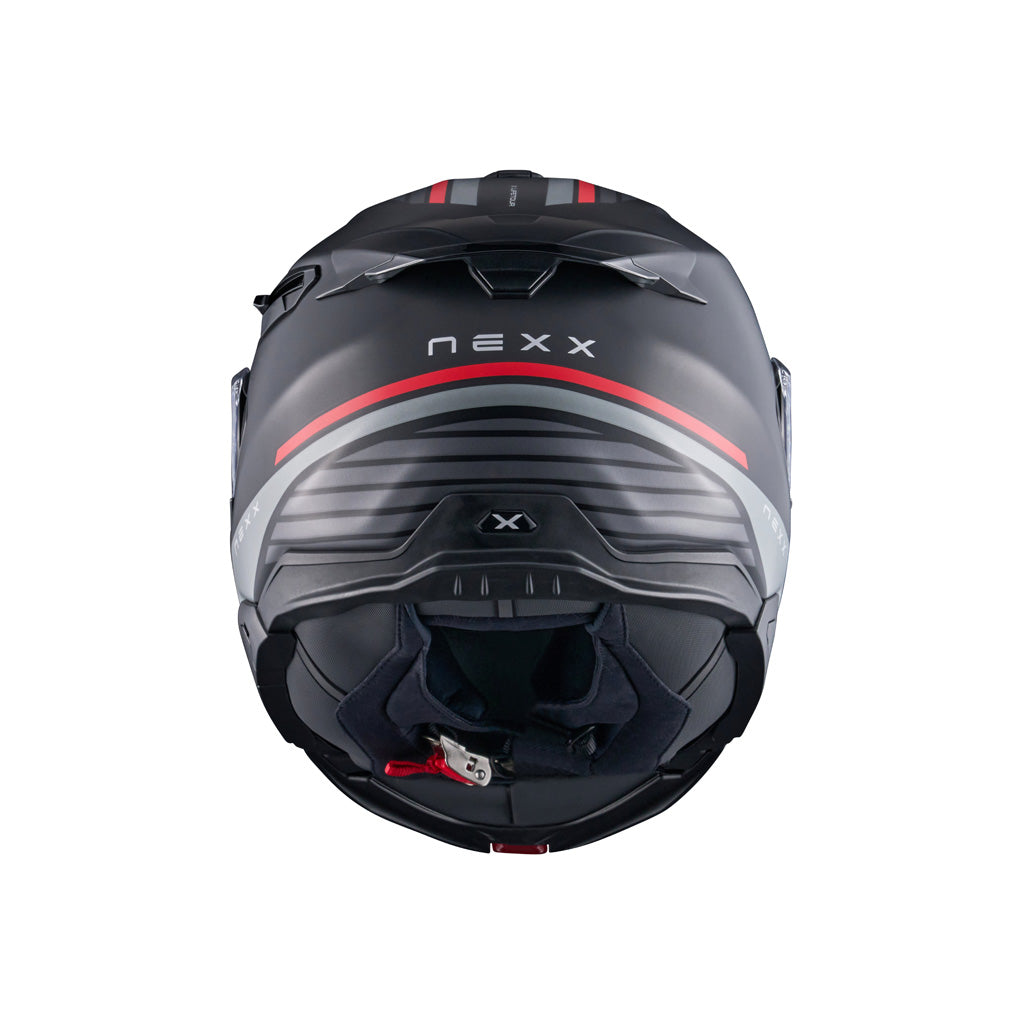 NEXX X.LIFETOUR GLOBE ROJO NEGRO MATTE