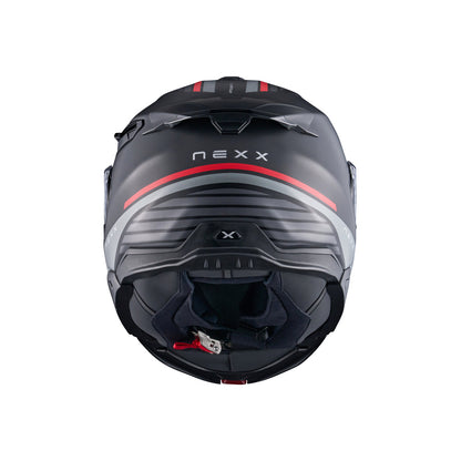 NEXX X.LIFETOUR GLOBE ROJO NEGRO MATTE