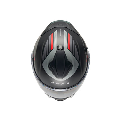 NEXX X.LIFETOUR GLOBE ROJO NEGRO MATTE