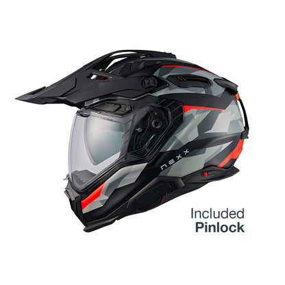 NEXX X.WED3 TRAILMANIA GREY RED MATTE