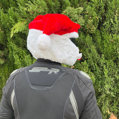 Weihnachtsmann-Plüsch für Helm