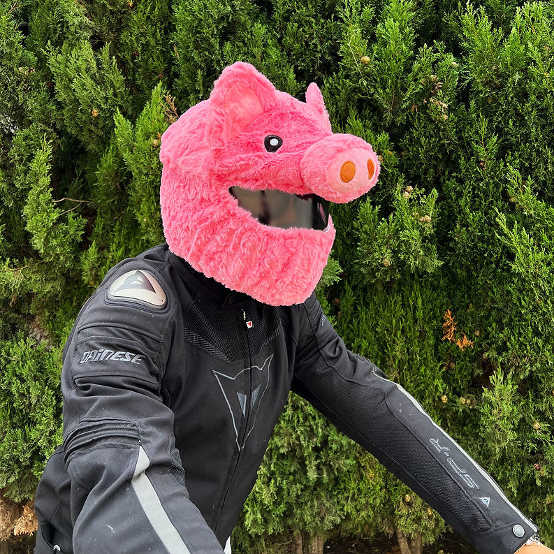 Motorradhelmbezug - Schweinchen