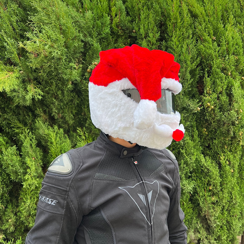 Weihnachtsmann-Plüsch für Helm