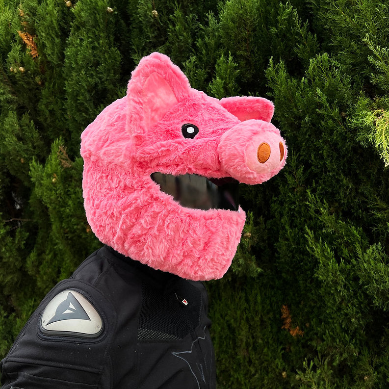 Motorradhelmbezug - Schweinchen