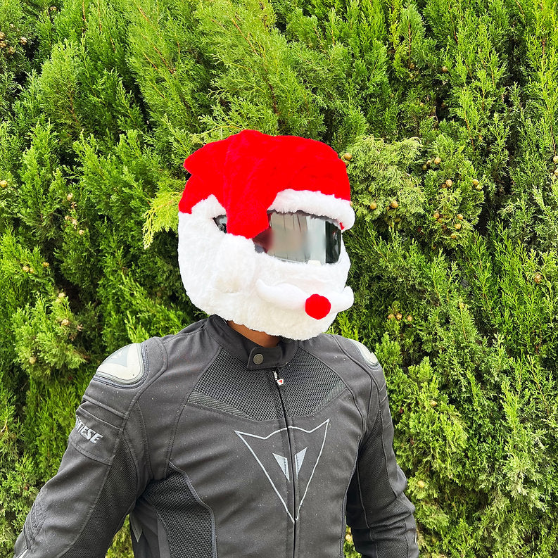 Weihnachtsmann-Plüsch für Helm