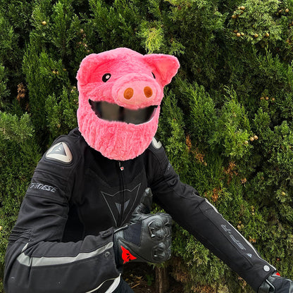 Motorradhelmbezug - Schweinchen