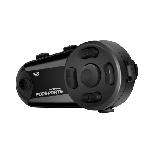 Moto Intercom - Fodsports V6S (1000m) - Bluetooth 5.0